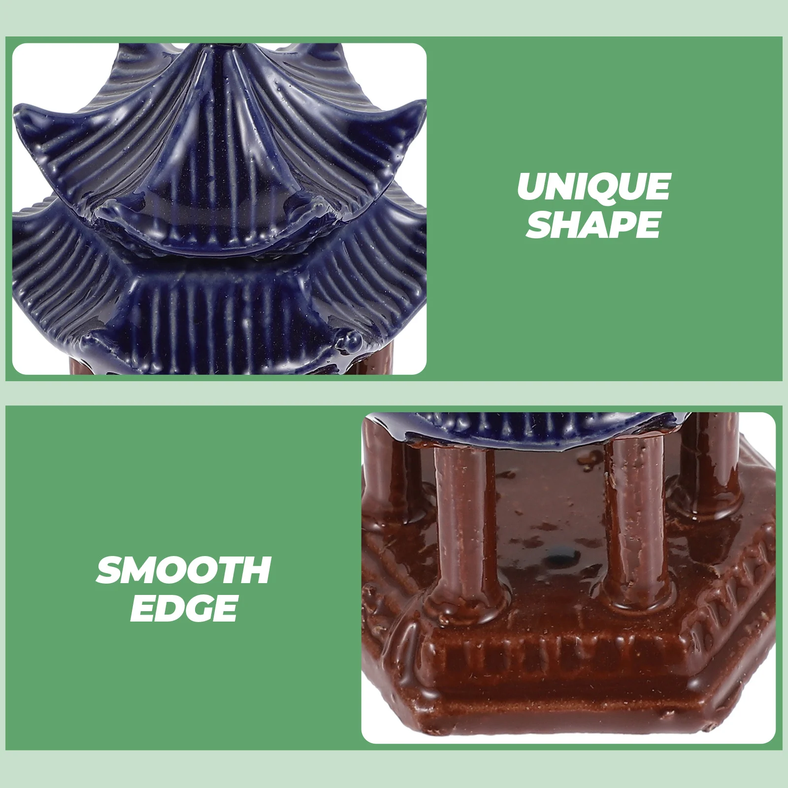 

Miniature Ceramic Pavilion for Micro Landscape Fish Tank Decor Bonsai Gardening Aquarium Layout Potted Landscaping Adornment