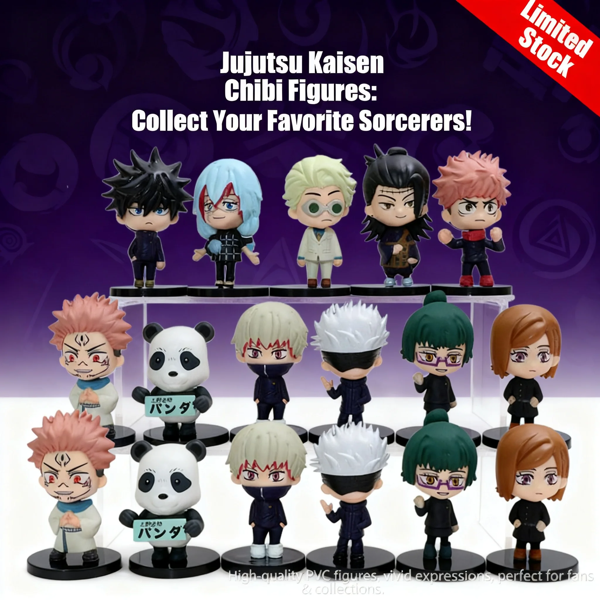 

11 PCS Q Version Jujutsu Kaisen Yuji Itadori Satoru Gojo Nobara Kugisaki Anime Toy Doll Gashapon Figure Model Ornament