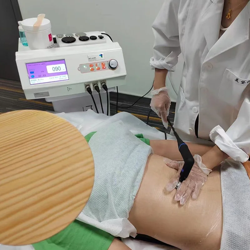 

Activ 902 Tecar Deep Diathermy Care Pain Relief Tecar RET CET Physiotherapy 448KHZ Fat Dissolving Skin Tightening Rejuvenation