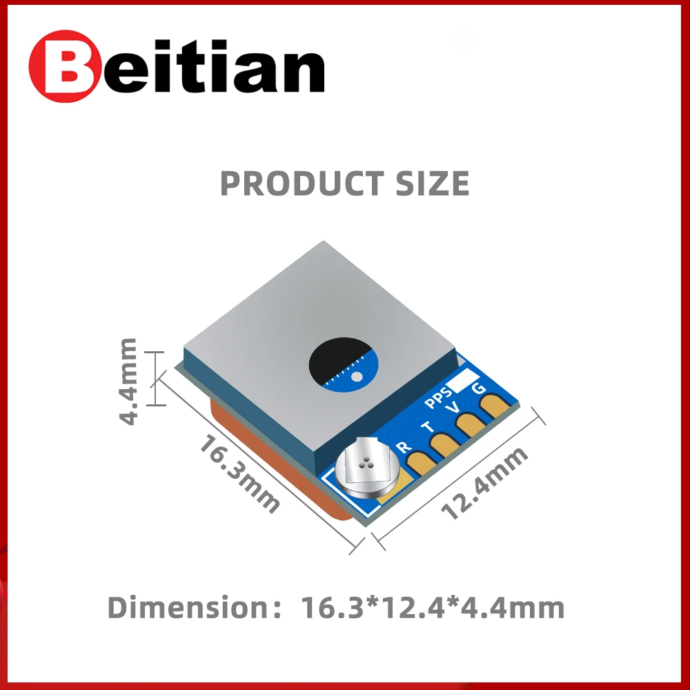 Beitian BE-122 BE182 BE252Q GPS Module Support GPS GLONASS BeiDou for Long Range FPV Racing Drone Airplane F4 F7 Flight Control