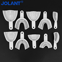 10pcs JOLANT Disposable Dental Plastic Impression Trays Adult and Children Central Supply Materials Teeth Holder Oral Care Tools