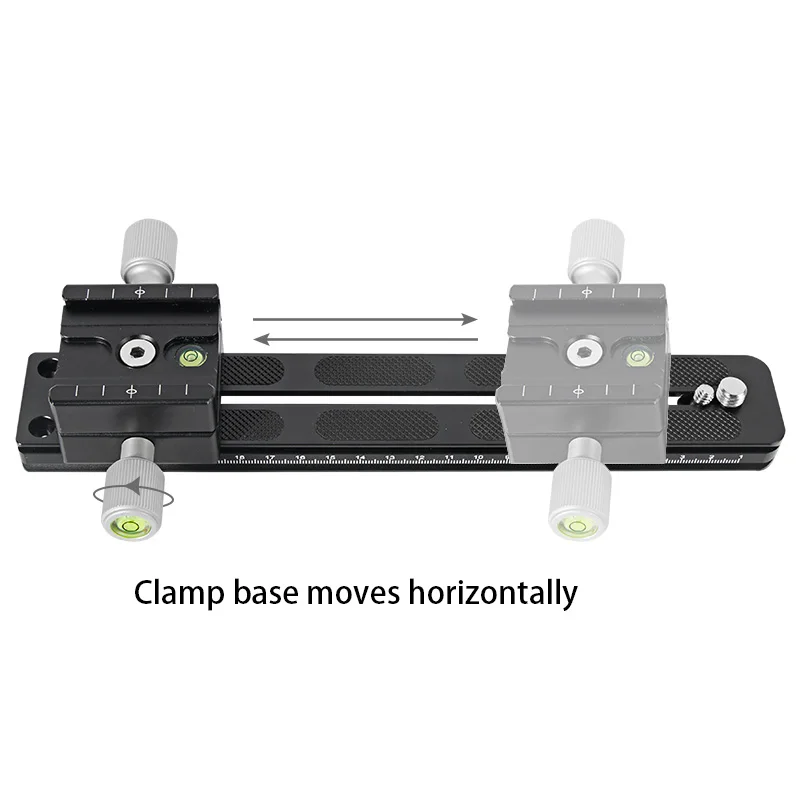 Release Double Clamp Telephoto Lens Mounting Adapter Clamp Camera Slide Rail For Dslr Telephoto Camera Tripod Ball Head