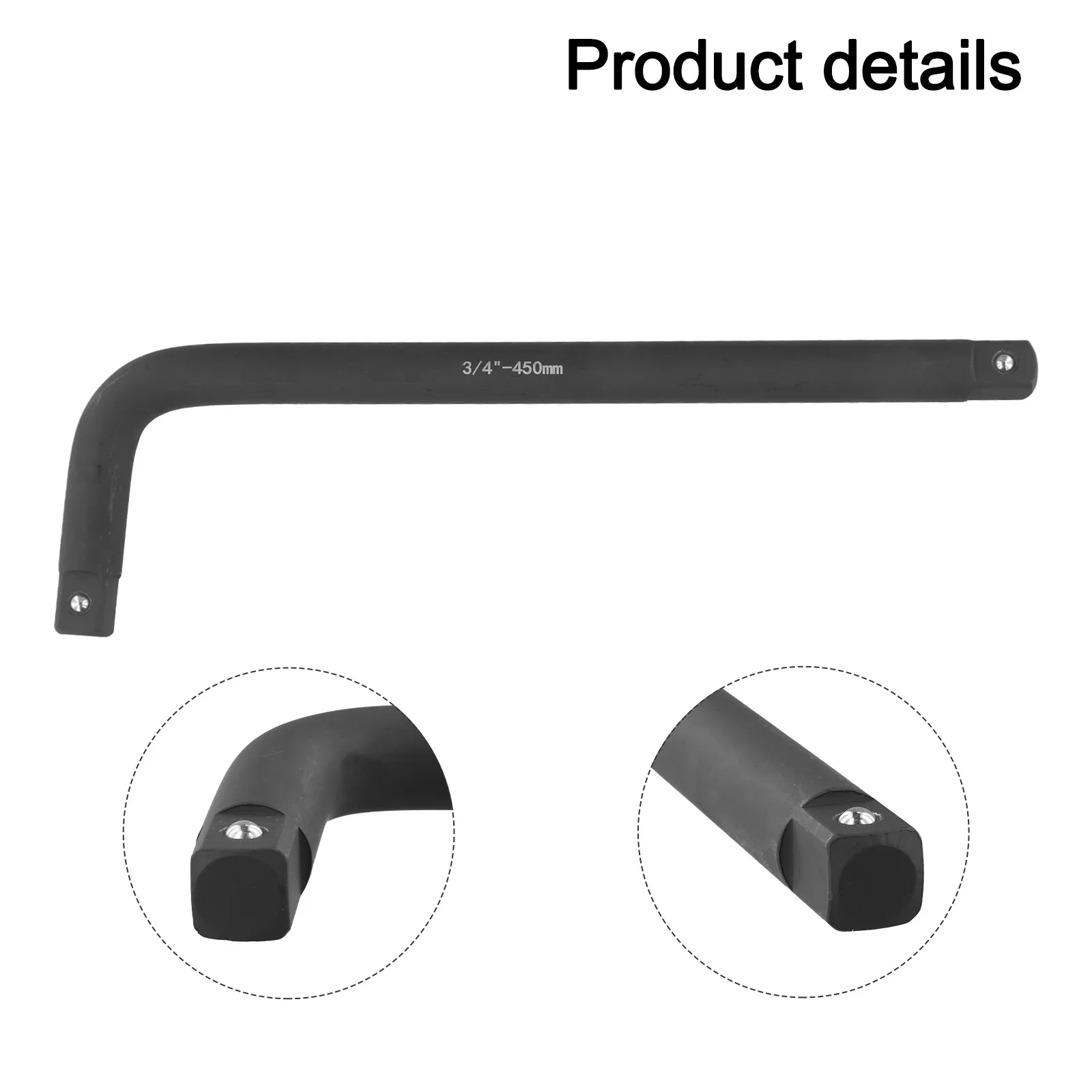 Elbow Wrench L-shaped Bending Rod Used In Home Improvement Long-lasting Performance Chrome Vanadium Socket Wrench