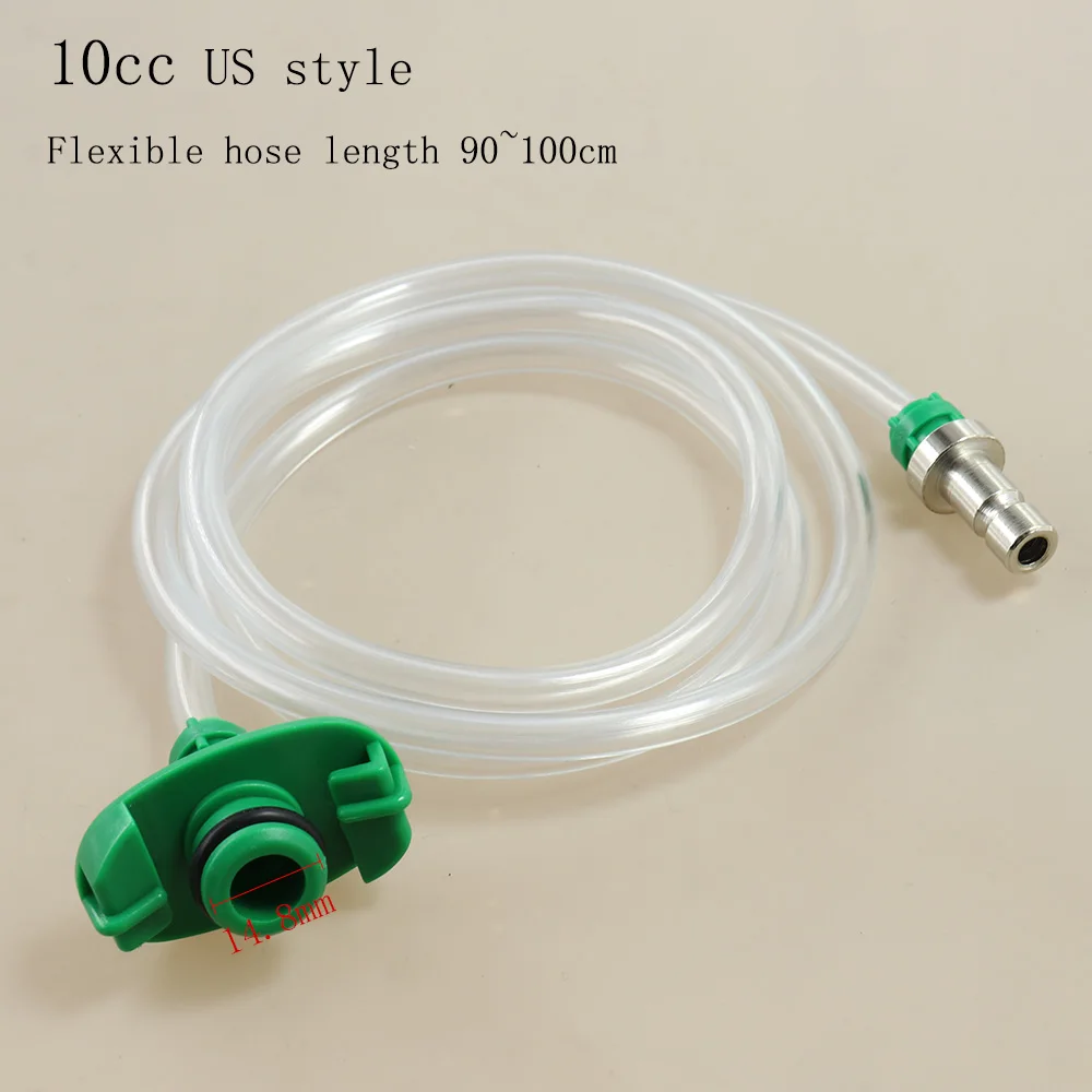 5cc 10cc 10ML 30cc/55CC Air Tube Dispenser Syringe Barrel Needle Tip Japan US Style Valve Connection Adapter