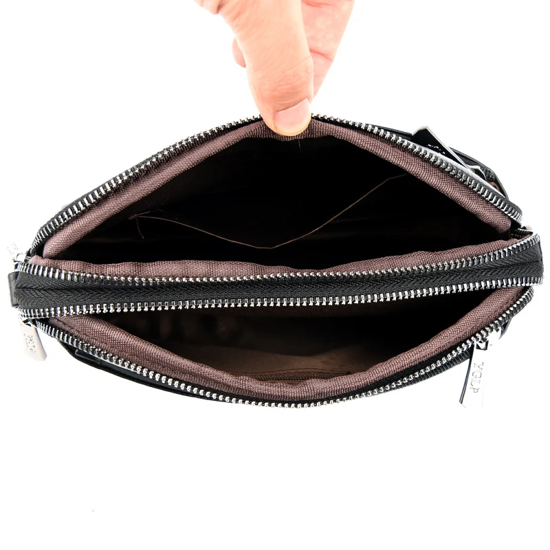 Bolso de mano de piel de vaca auténtica para mujer, bandolera de gran capacidad, alta calidad, Natural, 100%