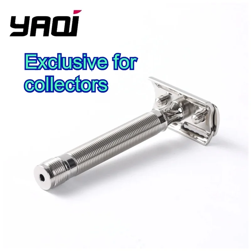 YAQI Safety Razor Floating Beard Shaver Stainless Steel Collectibles As Gifts For Friends Men Shaving Products Wet Shave Tools