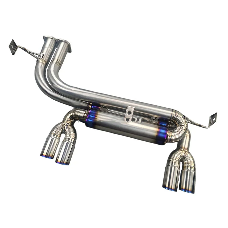 Rear muffler for BMW E46 M3 S54 Section 3 Titanium Exhaust system