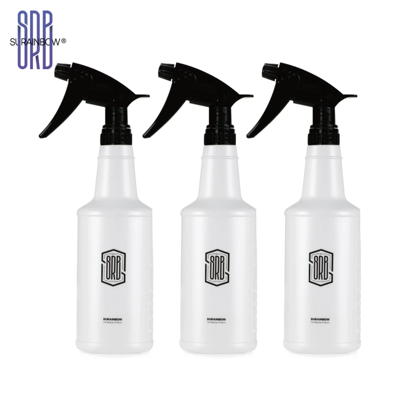 Auto Ultrafijne watermist Cilindrische spuitfles HDPE Chemisch bestendige spray Auto Wash Gieter, Heavy Duty spuitfles