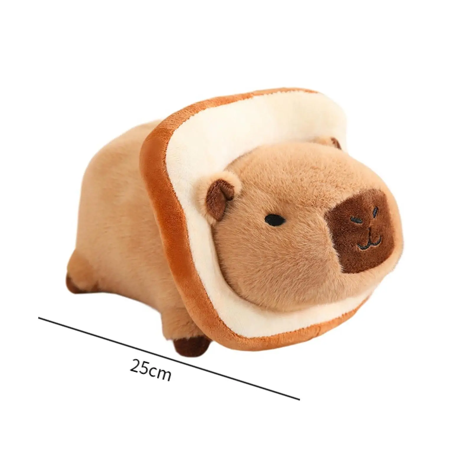 Capybara 봉제 인형 박제 동물 플러시 사진 소품 성인을위한 편안한 만화 자동차 장식 선물 어린이 파티 용품