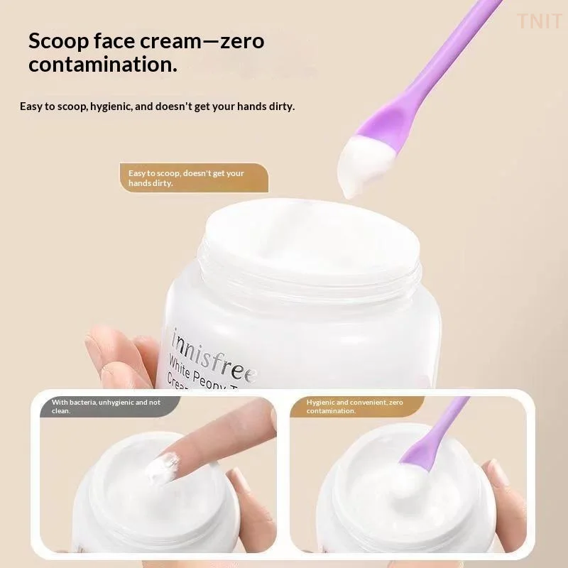 [J] 3pcs Silicone Spatula Set Double Head Tiny Scraper For Thin Lotion Bottles Cosmetic Kitchen Tools