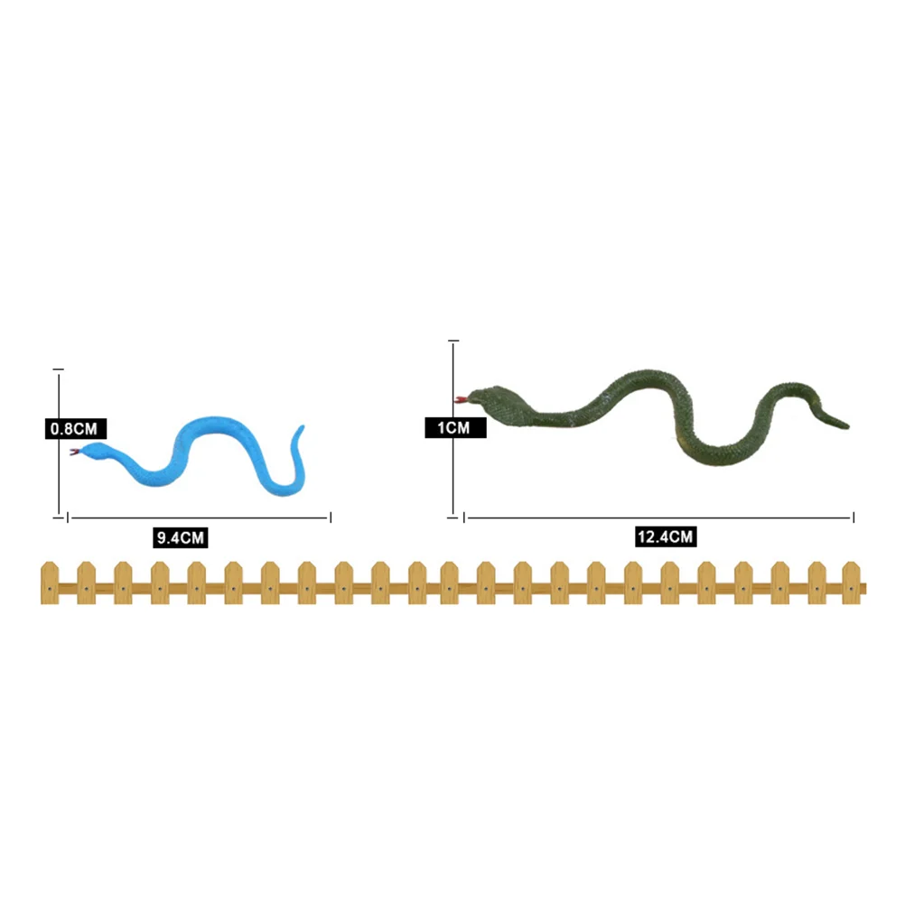 24 шт. поддельная игрушка-змея для снятия стресса, добавление развлечений, фестивальная пародия, держащая сенсорную модель