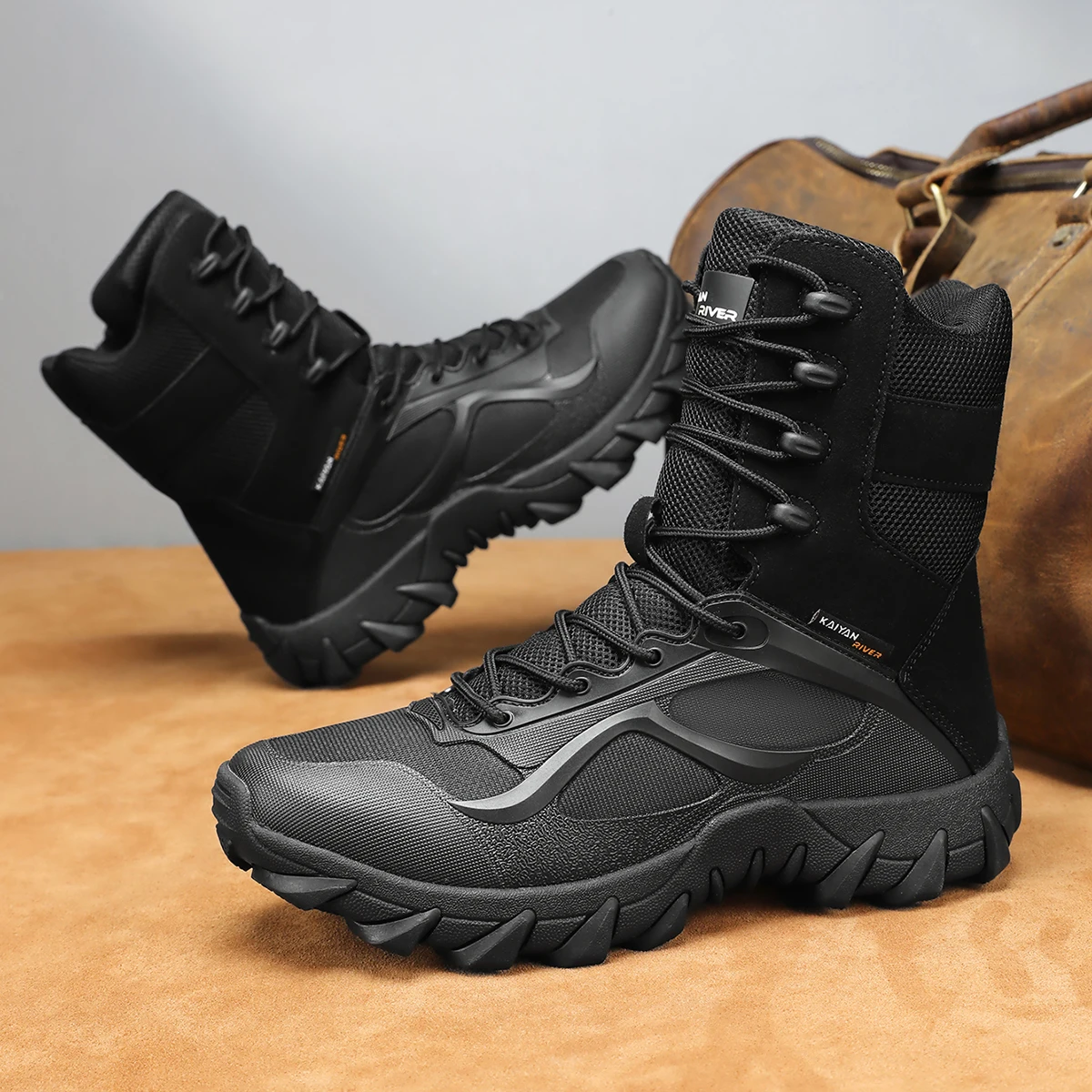 

Men New Training Tactical Boots Breathable Unisex Army Boots Military Camping High Quality Anti-Slip Women Climbing Hiking Shoes