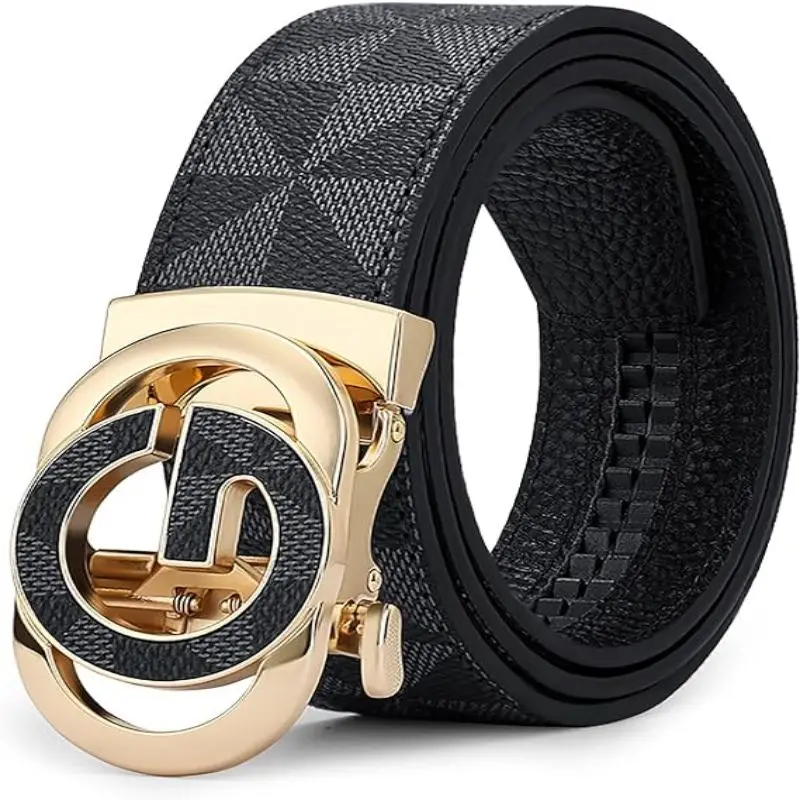 

Belt for men automatic buckle G-letter leather belt for men young men with high-grade fashion belt men