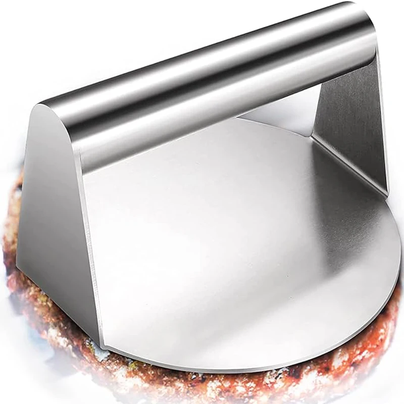 مكبس برغر من الفولاذ المقاوم للصدأ ، قالب هامبرغر غير لاصق ، صانع فطيرة ، أدوات مطبخ ، ملحقات شواء