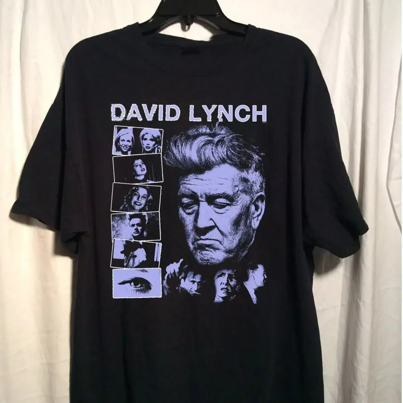 David Lynch Poster for Fans Film T Shirt Full Size S 5XL vintage Washed Top For Everyday Wear graphic streetwear Stretched