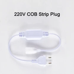 110V 220V Waterproof Cob Led Strip Light Accessories Plug Connector