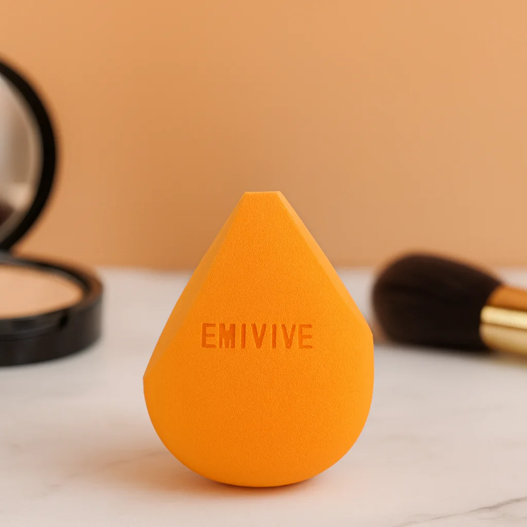 7/12/24 pçs emivorar irregular triplo corte esponjas de maquiagem cosméticos puff para fundação corretivo pó maquiagem esponja conjunto