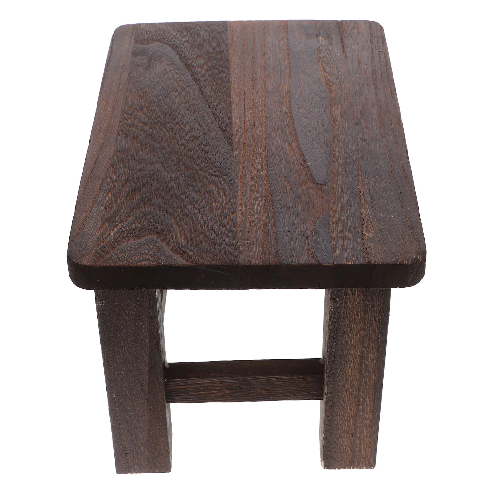 

Solid Wood Shoe Changing Stool Small Vintage Wood Stool Chair for Bathroom Living Room Office Wooden Step Stools