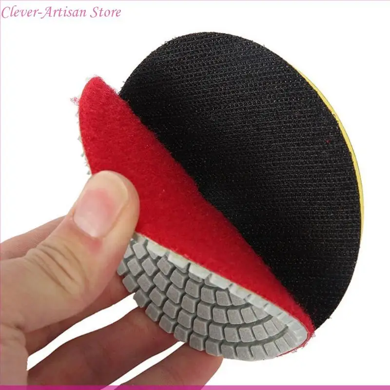 

E06B Polishing Pads with a Rubber Backer for Marble Granite Stone Grinding Pads Polishing Pads Drill Adapter and Hook