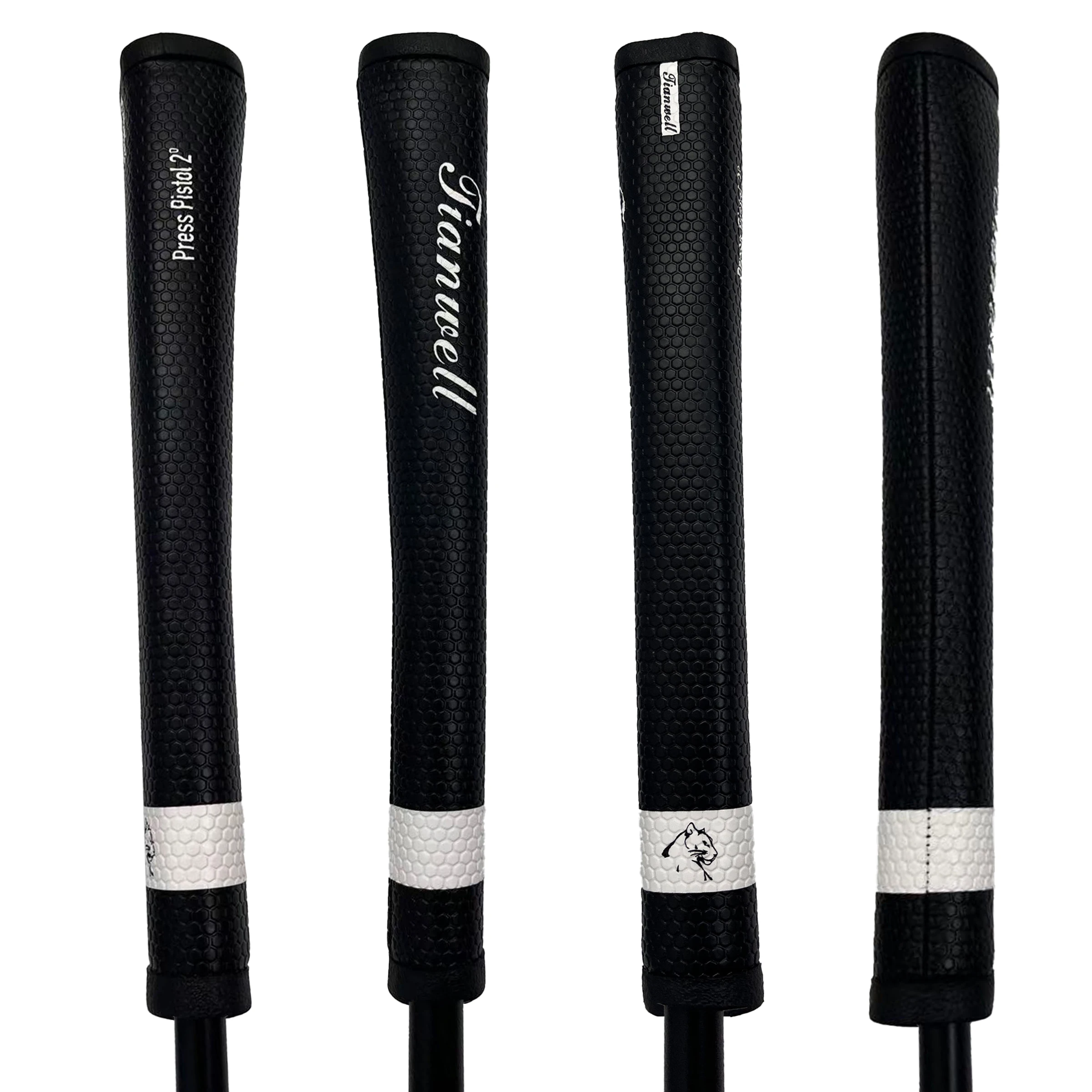 1 PCS Pistol Putter Grip, Lightweight Grip with Leopard Pattern, Featuring 2-Degree Tilt Design, Men and Women's Golf Grip