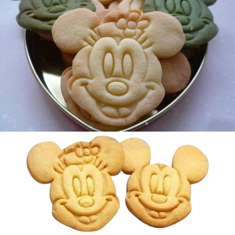 ميكي ميني الكرتون 3D قالب البسكويت DIY الخبز البسكويت كعكة الأرز والخضروات لفة قالب البطيخ هدية عيد الميلاد #6