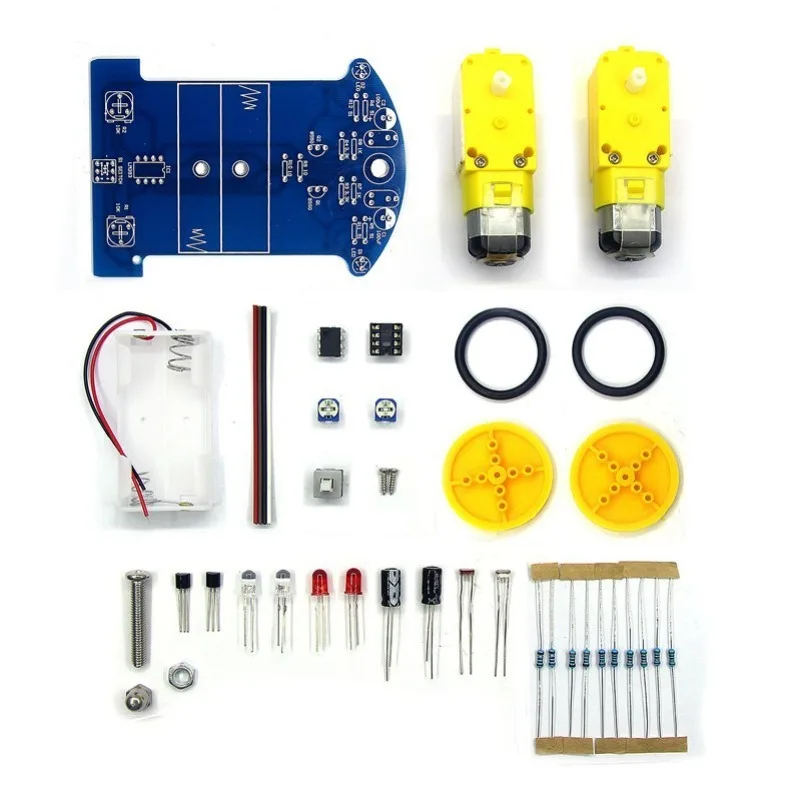 FOR intelligent tracking trolley kit DIY d2-1 line trolley parts, electronic production