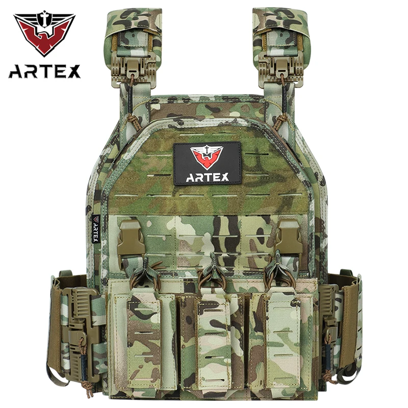 Artex's new outdoor multi-functional waterproof laser Quick-release Tactical vest vest Modular hunting vest