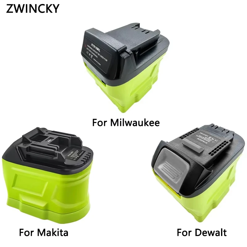 

Battery Adapter Converter for Ryobi 18V Battery Convert to for Makita/Dewalt/Milwaukee 18V 20V Li-ion Battery Power Tools Use