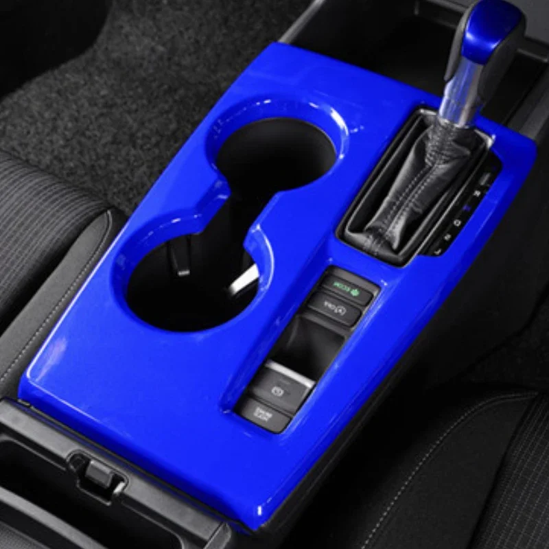 

For Honda CIVIC 2022-2025 11 Generations ABA Blue Car Center Console Gear Panel Cover Trim Set Interior Car Accessories