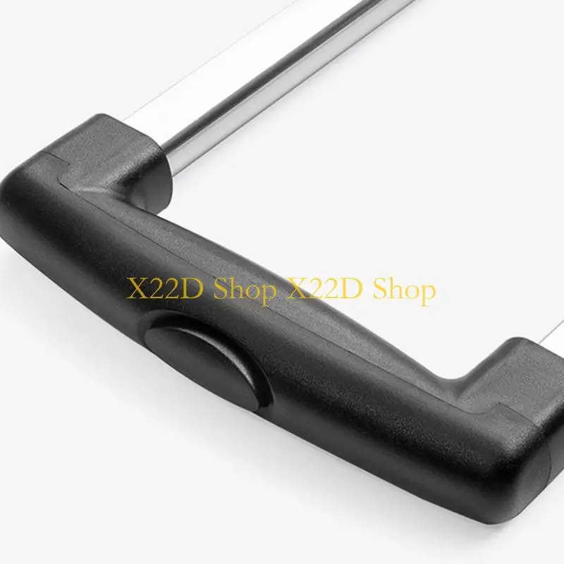 X22D Compact DIY Suitcase Telescopic Handle Spare Part Quality Stretchable Metal Pull Rod Replacement Easy to Install