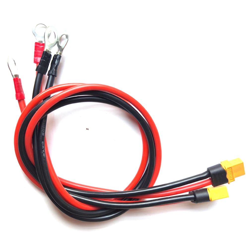 XT90H/XT60H Male Female Conversion Plug Parallel Battery Connector With 12awg 10AWG Silicone Wire for RC Battery Motor