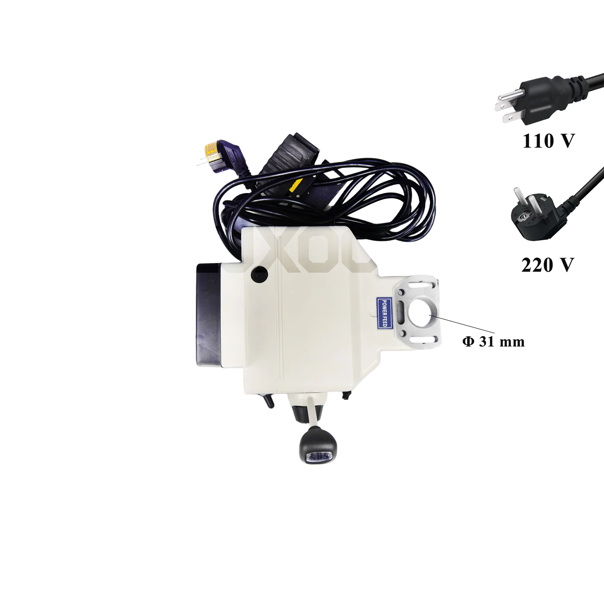 Free Shipping CZJXOOUS Horizontal Milling Machine Power Feed 450 in-lbs 200 RPM Auto Table Feeder