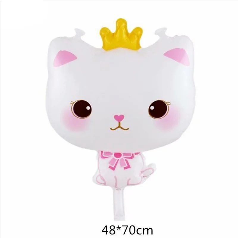 Cute Cat Helium Balloon Birthday Decoration Kids Toy Air Balls Angel Cat Foil Balloons Event Party Supplie