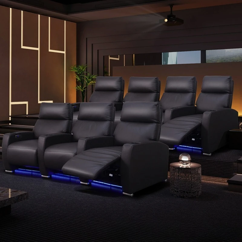 Video room, multi-functional electric film and television hall, private home theater sofa