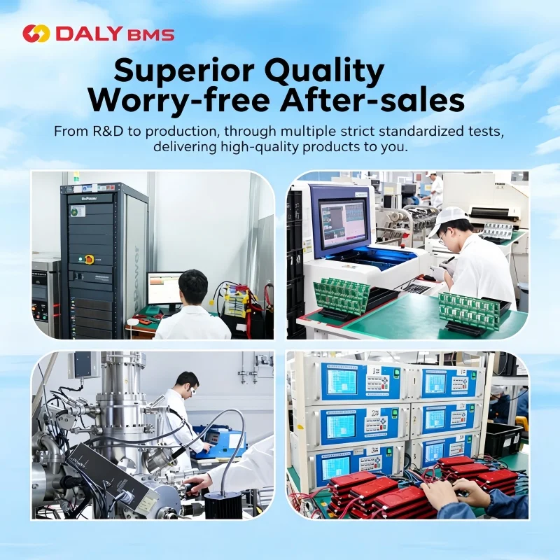 DALY Battery BMS for Li-Ion LiFePo4 4S-24S with NTC Balance Wiht 15A-100A Suitable for 7S 8S 10S 13S 14S 16S 17S 24S 15A 20A 40A