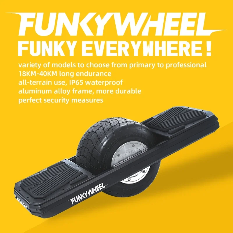 Outdoor Factory Independent Research and Development One Wheel Drive Racing Wheel One-wheel Hover Board Trotter-one-wheel-1000w