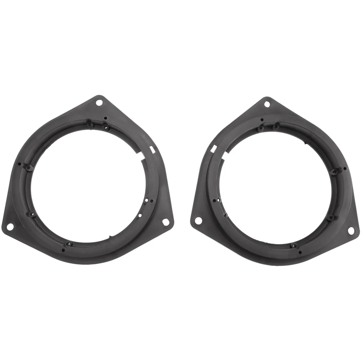 6.5Inch Front Rear Door Stereo Speaker Mat Adapter Wire Mount Plugs Plates Bracket Spacers Ring for Toyota Rav4 09-21