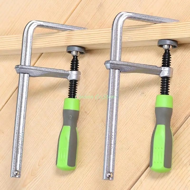X90F Guide Woodworking Clamps with Plastic Handle Screw Action Arm for Woodwork