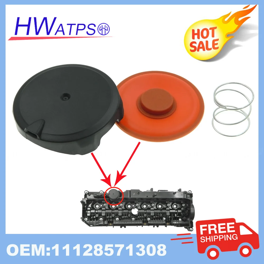 For BMW G20 G21 G30 G31 G32 GT G11 X3 G01 X4 G02 X5 G05 PCV Valve Cover Repair Kit & Membrane 11128571308 8571308 11.12-8571308