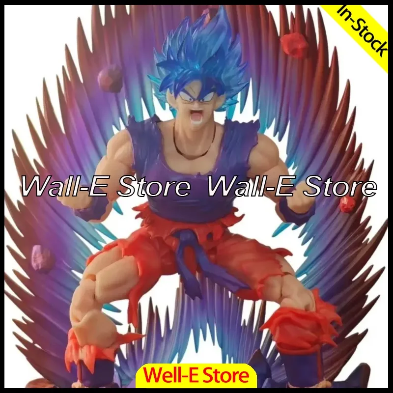 In Stock NEW E&C Dragon Ball Z Goku Kaiouken Figure Super Saiyan Son Goku Action Figure PVC Collection Model Toys Gifts view 2
