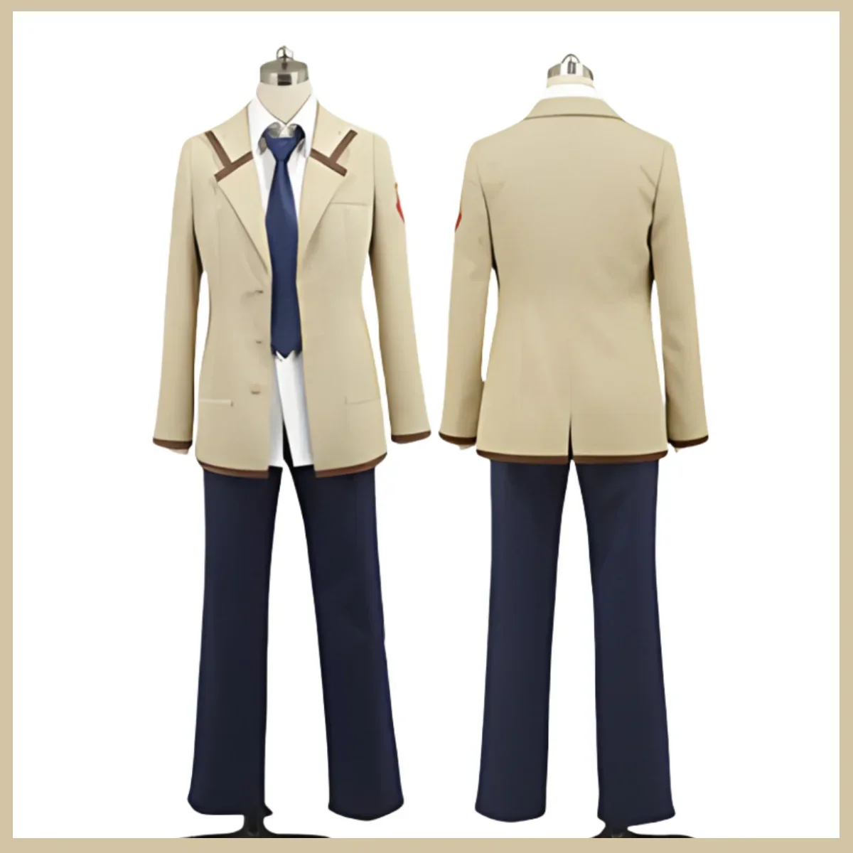 Anime Angel Beats! Otonashi Yuzuru Cosplay Costume avec perruque, uniformes scolaires japonais, document de café, manteau pour homme adulte, imbibé de campus