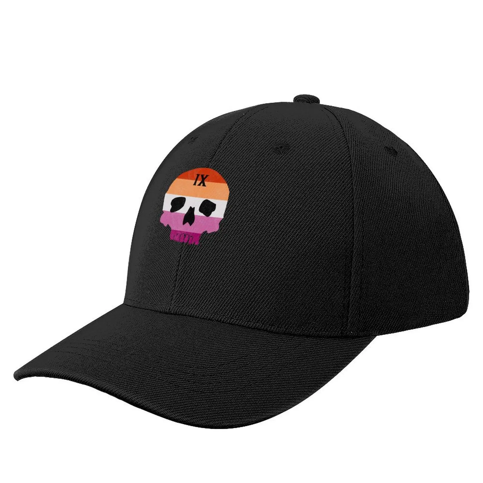 Ninth House (Lesbian Flag)Cap Baseball Cap Sunhat cute Rugby Women Caps Men's