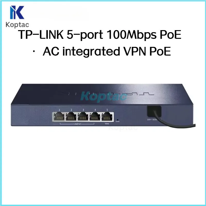 TP-LINK 5-port 100Mbps PoE · AC integrated VPN PoE power supply enterprise office villa TL-R473P-AC