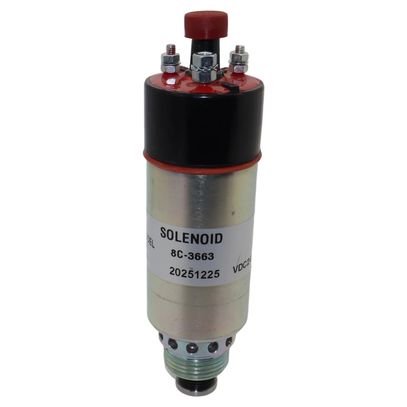 24V Fuel Shutdown Stop Solenoid 8C-3663 8C3663 For Caterpillar CAT 953B Crawler Loader