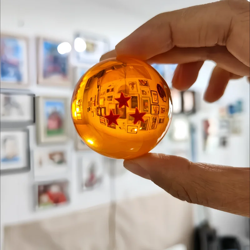4.3CM Anime Dragon Ball Shenron Wish Balls Props Desktop Decoration Crystal Ball Kids Toy Collectible Gift view 5