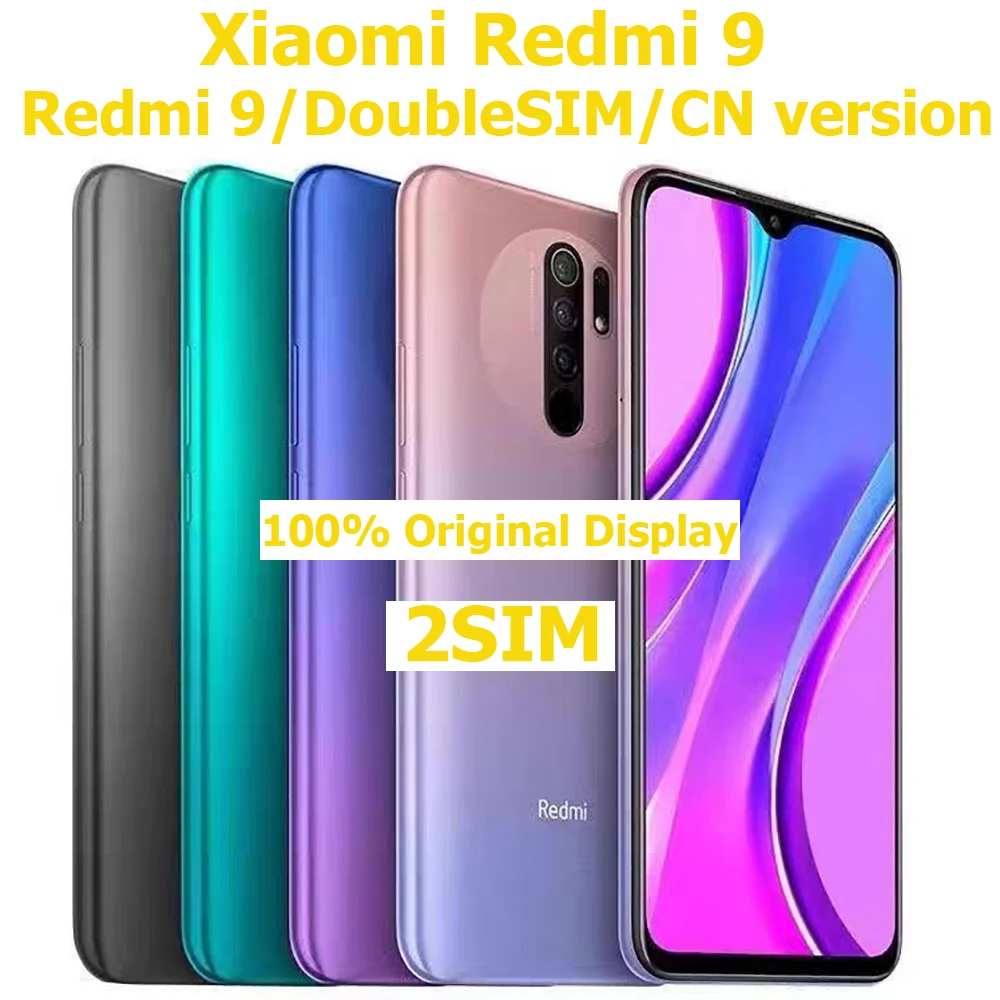 Xiaomi Redmi 9 Smart Android Phone 6.53-inch 2340 * 1080 5020mAh Four Camera 13MP Redmi Smart Phone Fingerprint Original Unlock