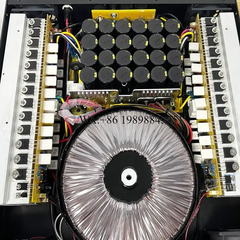 WMWMNU SIVG Class H 2U 2x1200W Professional Power Amplifier; Suitable for Concerts, Outdoor Stages, KTVs, and Bars OEM/ODM