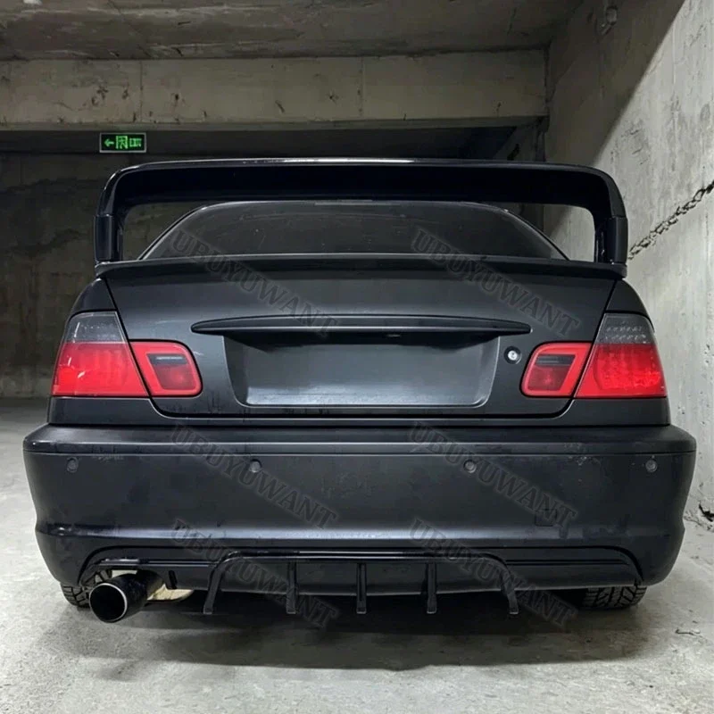 Für BMW E46 Coupé Limousine M3 Nur 2-Türer 1998 - 2006 ABS Spoiler Auto Heckspoiler Heckflügel Dekoration
