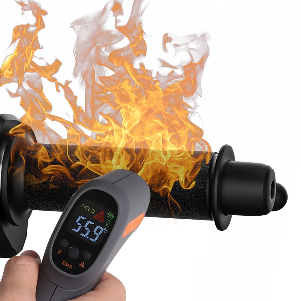 

1Pair Motorcycle Handlebar Heated Pad Electric Pads Adjustable Temperature Anti-Slip Heated Handlebar Warmer