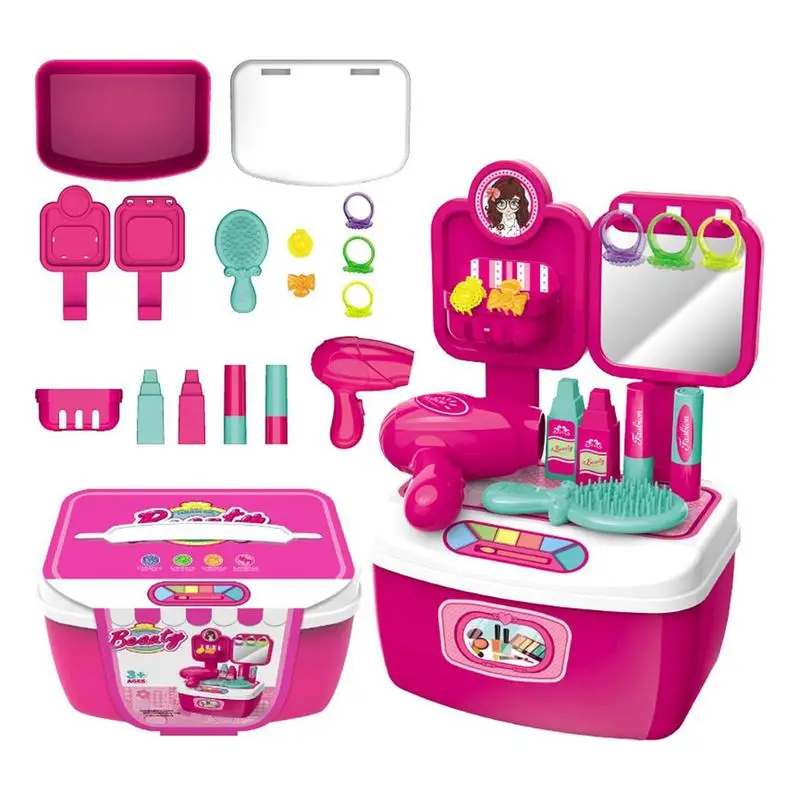 Hair Styling Toys For Girls Kid Friendly And Safe Hair Salon Toys Beauty Salon Set For Kids Hair Salon Toys Birthday Chriastmas